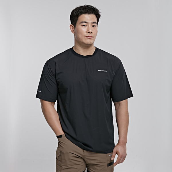 [K2 Safety] 경량 메쉬 냉감 라운드 반팔 (TS-6206) [작업복 근무복 회사단체복 현장유니폼]