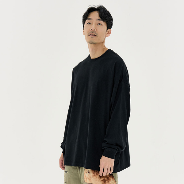 [United_Athle] 빅실루엣 롱슬리브 리브 티셔츠 (55509-01) [단체티 주문제작]