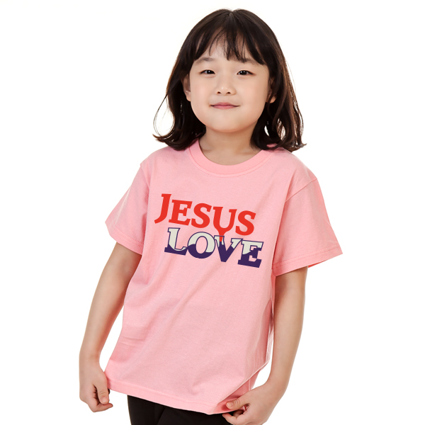 지저스 러브 (ver.3colors) [교회단체티 교회티 선교티셔츠 여름성경학교단체티 주문제작 메이크핫]