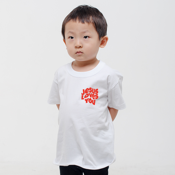 [SALE] 지저스 러브 유 [교회단체티 교회티 선교티셔츠 여름성경학교단체티 주문제작 메이크핫]