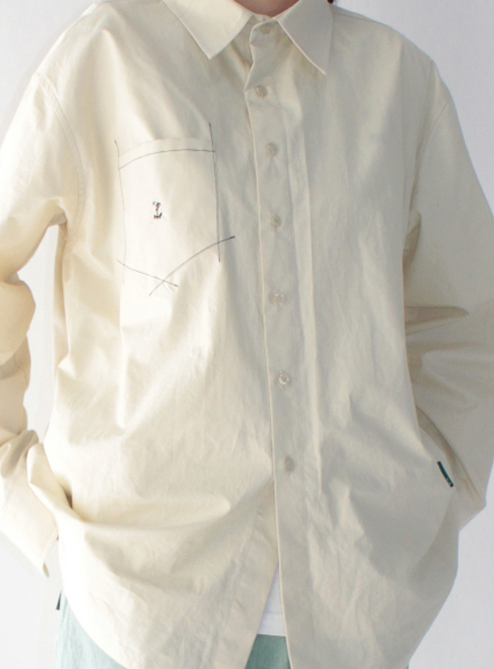 PMCO FLOWER SHIRT_CREAM