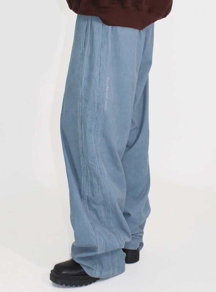 CORDUROY LINE PANTS (BLUE)