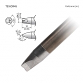 HAKKO T53-DR45 V홈 FX-972/FX-9707/9708용 고열량 핸들용인두팁200W (FX-972전용 인두기)
