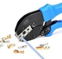 IWISS IWS-511B Dual Step Medium Duty Open Barrel Terminal Crimper/ 3 Crimp Jaws ranging from 10 - 8 AWG (5 - 8mm²)