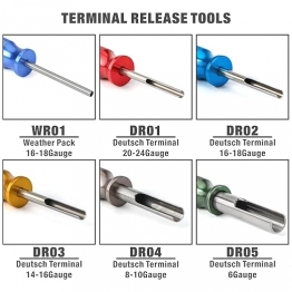 IWISS DR03 Crimper and Weather Pack Terminal Crimper ExtractionTool /Deutsch terminals 14-16GAUGE
