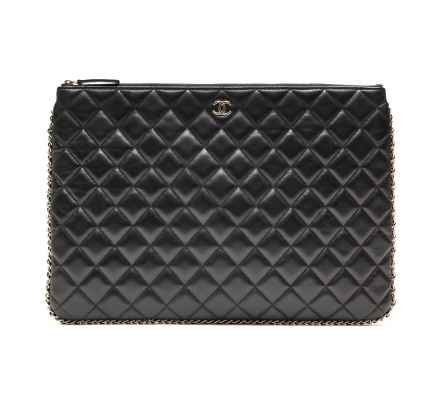 램스킨 체인 어라운드 클러치 라지