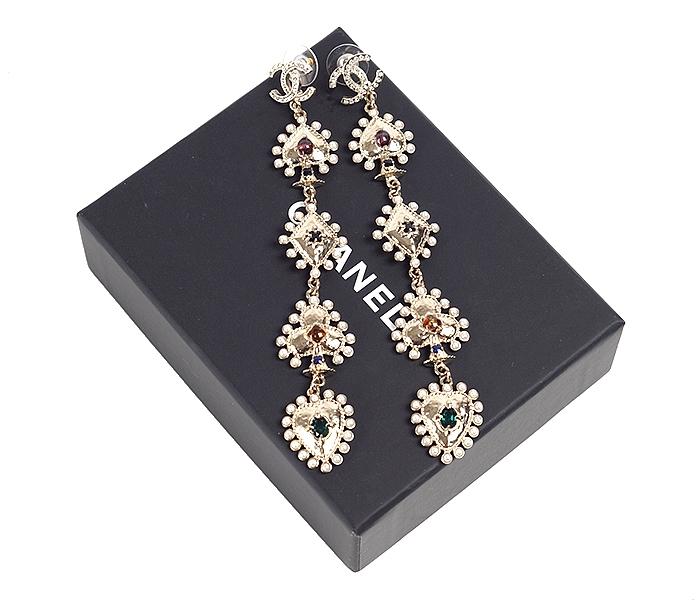 롱 드롭 이어링 / 신품과 동일