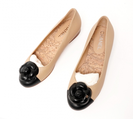 까멜리아 투톤 슬링백 플랫 슈즈 G29682 (36 1/2) / 신품과 동일