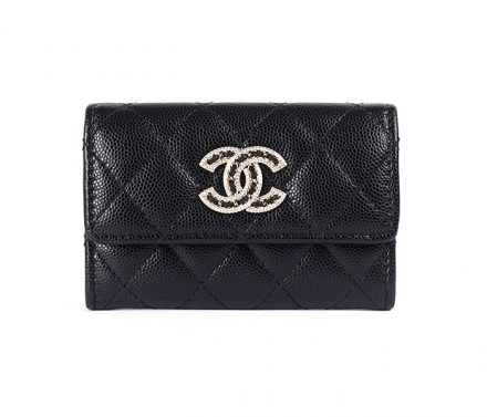 캐비어 크리스탈 CC 로고 카드 지갑 AP2735 / 특A급