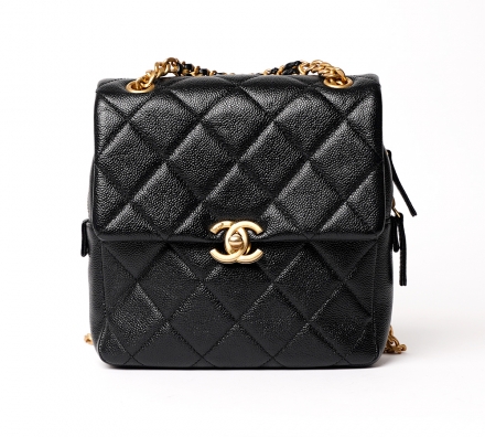 멜로디 캐비어 플랩 체인 백팩 AS3108 / 특A급