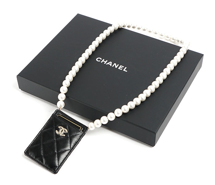 진주 램스킨 카드홀더 / 미사용