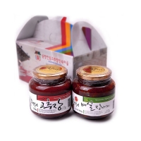 올빼미세트/찹쌀고추장/매실장아찌 2종선물세트(유리병1kg)