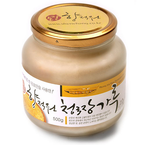 무농약 청국장 가루 500g (유리용기)