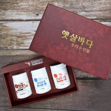 [햇살바다] 천연조미료 3종 선물세트 (프리미엄 선물세트)
