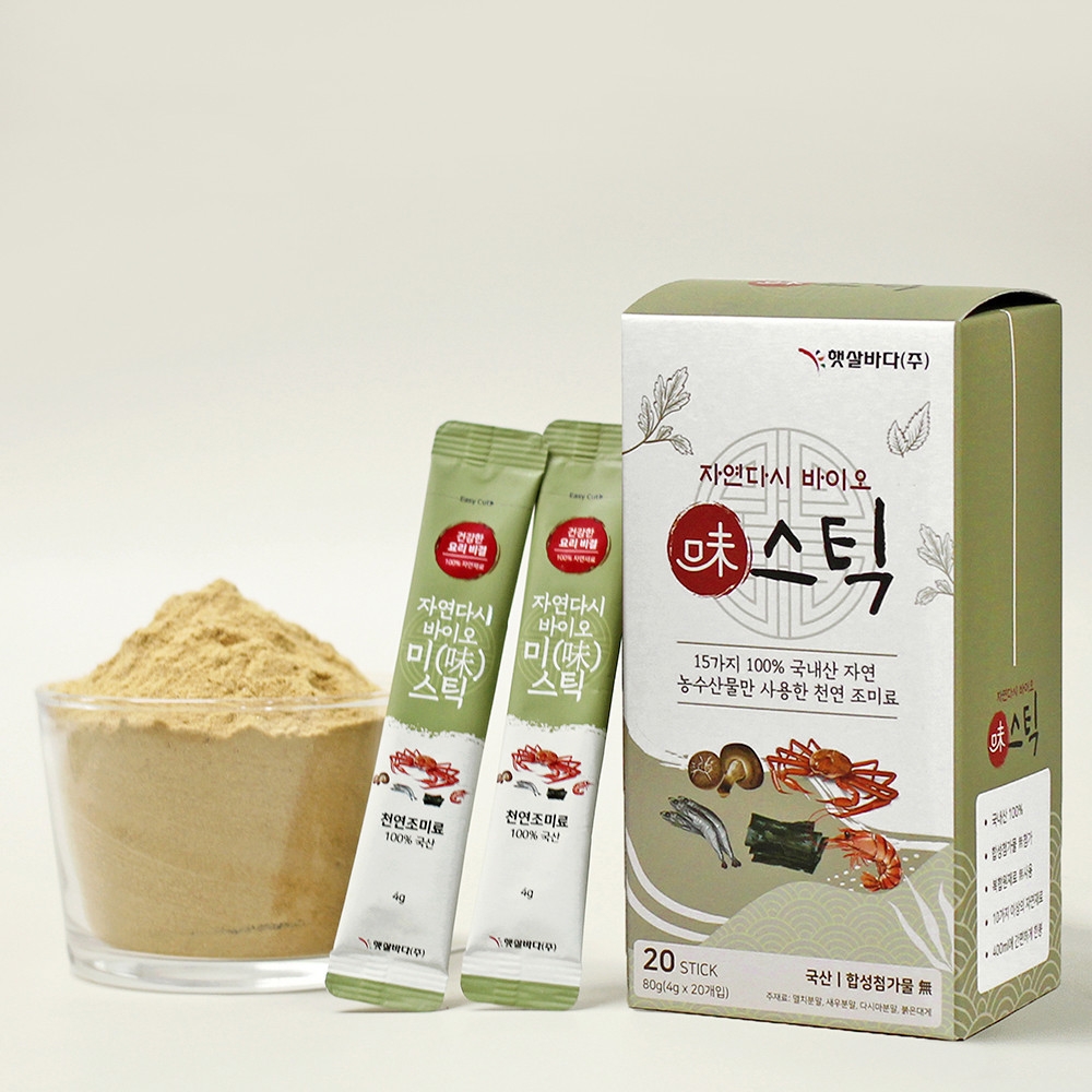 [햇살바다] 자연다시 바이오 미스틱, 80g 천연조미료 분말