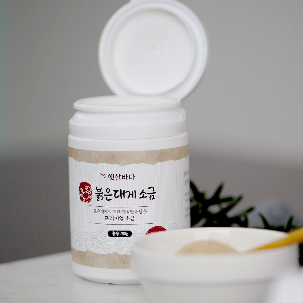 [햇살바다]  붉은대게 소금 150g