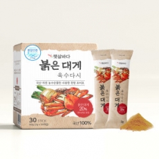 [햇살바다]  붉은대게 육수다시 60g 수산물 반찬