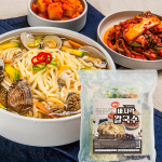 [햇살바다] 3분완성 순살 조개탕 칼국수 간편 밀키트 야채포함 100% 국산 바지락 동죽 백합 홍합