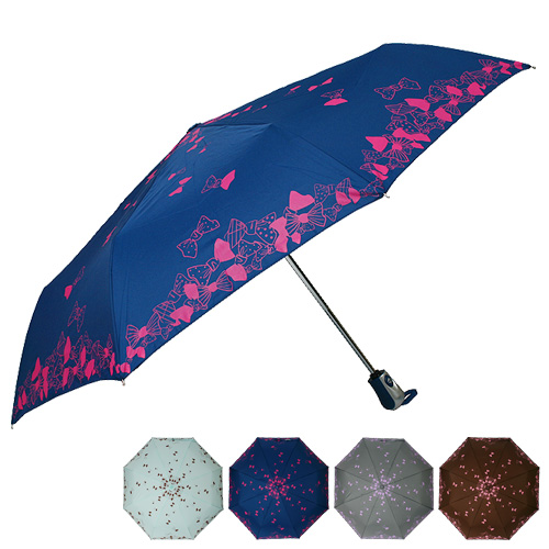 아놀드파마 리본타이 3단 전자동 우산