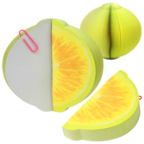 과일 메모지 - 레몬