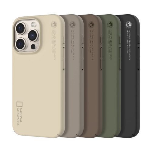 내셔널지오그래픽 아이폰15 프로 프로맥스 플러스 네이쳐 컬러 슬림핏 케이스