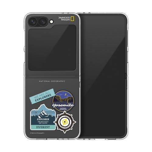 내셔널지오그래픽 갤럭시Z플립6 크리스탈 슬림핏 케이스