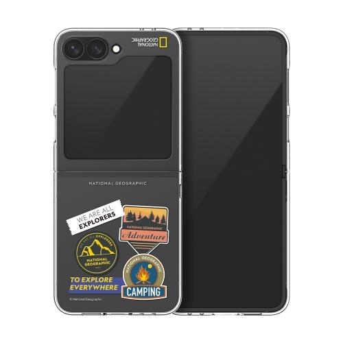 내셔널지오그래픽 갤럭시Z플립6 크리스탈 슬림핏 케이스