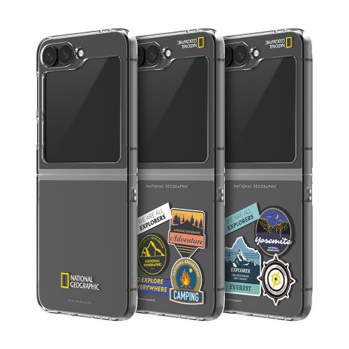 내셔널지오그래픽 갤럭시Z플립6 크리스탈 슬림핏 케이스