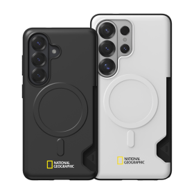 내셔널지오그래픽 갤럭시S26 시리즈 마그네틱 카드 포켓 범퍼 케이스