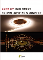 마이크로 LED 국내외 시장동향과 핵심 분야별 기술개발 동향 및 관련업체 현황