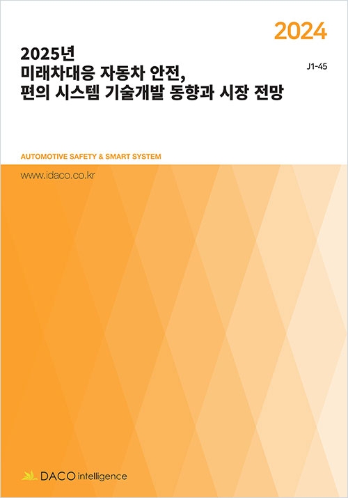 2025년 미래차대응 자동차 안전, 편의 시스템 기술개발 동향과 시장 전망