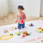 [흥미영역매트]푸드트레이 키즈러그(사각)