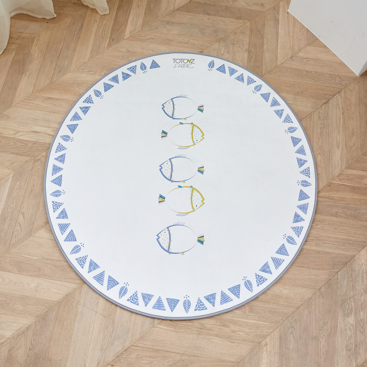 [흥미영역매트]그레이문피쉬 키즈러그(원형)