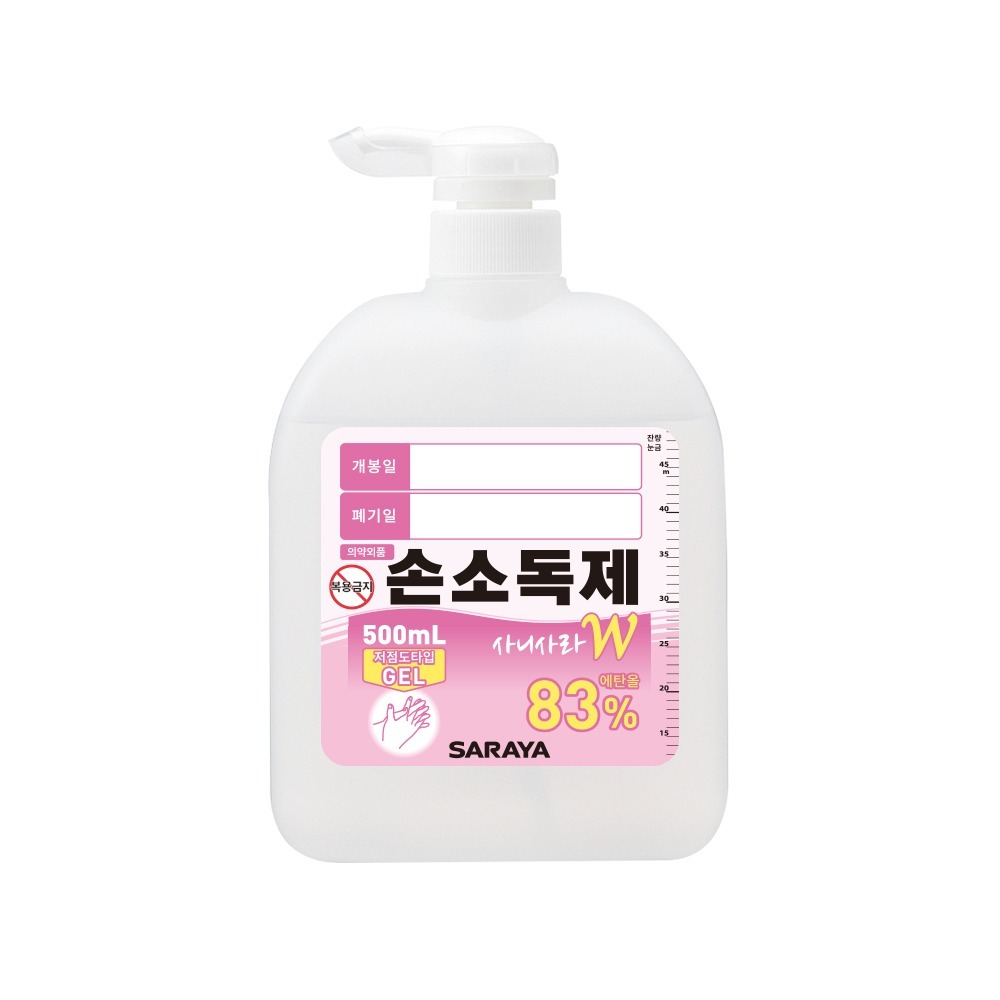일본 사니사라 손소독제-500ml 겔펌프형