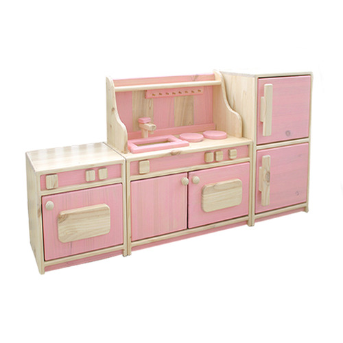 [제작상품] HM_핑크우드 주방놀이 / 원목 핸드메이드 사이즈변경 가능