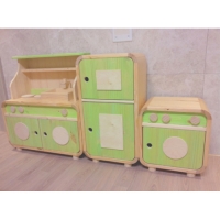 [제작상품] 라운드 엣지주방놀이 / 원목 핸드메이드 사이즈변경 가능