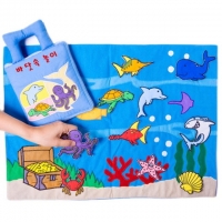 [한정수량 할인판매] 헝겊책 바닷속 놀이