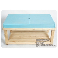 원목 수공예 모래놀이 테이블 - 대형 (120x60x60cm)