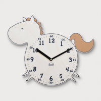 [베짓]유아직관형 무소음 벽시계 행운의말