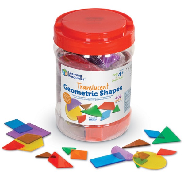 [러닝리소스] 투명다각형놀이408피스