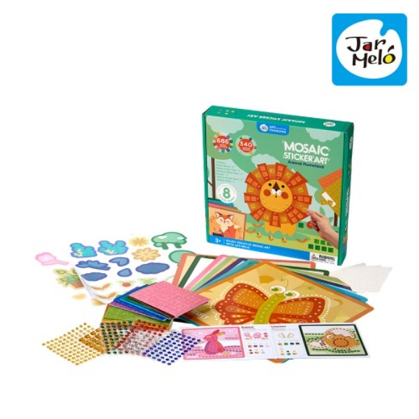 [리틀호안미로] 모자이크페인팅 애니멀홈랜드