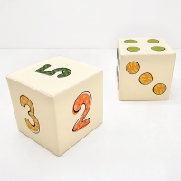 [소프트펀] 소프트 패턴 주사위 1pcs (30x30cm)