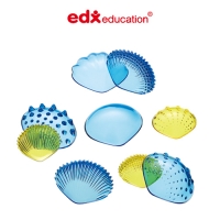 [EDX] 투명 패턴조개 Blue and Yellow