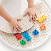 실리콘 양면 레고 놀이 패드