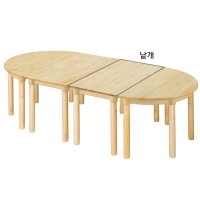 [삼성교구] 자작 사각책상 53cm (낱개1개)
