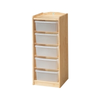 [삼성교구] 자작 투명바구니장 5인용