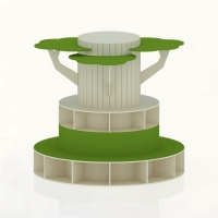 [키즈퍼니처] 기둥형(책장 포함) 라운지용 의자 12인용 240cm