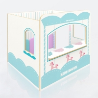 [키즈퍼니처] 플레이하우스 회전목마