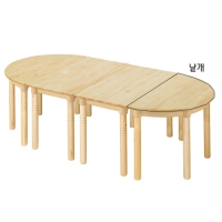 [삼성교구] 고무 반원책상 53cm (낱개1개)