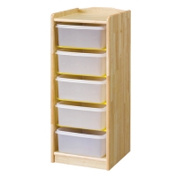 [삼성교구] 고무 투명바구니장 5인용